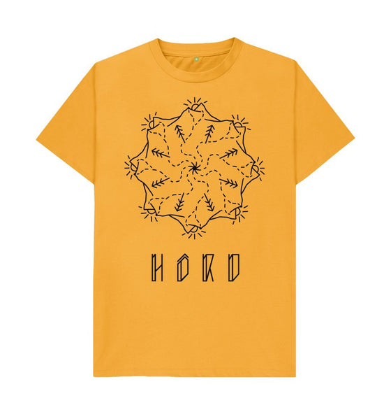 Mustard Mountain Mandala Unisex T Shirt, The Mandala T Shirt from Hord.