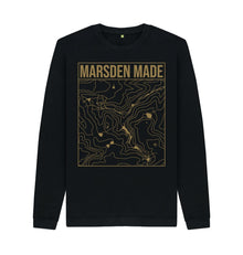  Marsden Made Unisex Sweater, a local sweater in black colour.
