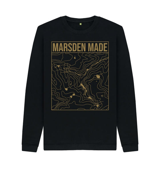 Marsden Made Unisex Sweater, a local sweater in black colour.