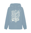 Stone Blue Born of the North, Womens Fit Northern Hoodie