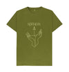 Northern, Basic Organic T-Shirt in moss green