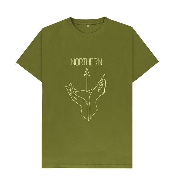 Northern, Basic Organic T-Shirt in moss green