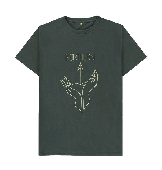 Northern, Basic Organic T-Shirt in dark grey