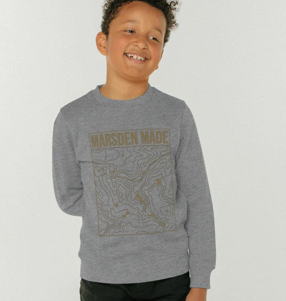 Kids Marsden Made Jumper in athletic grey, a kids jumper from Hord.