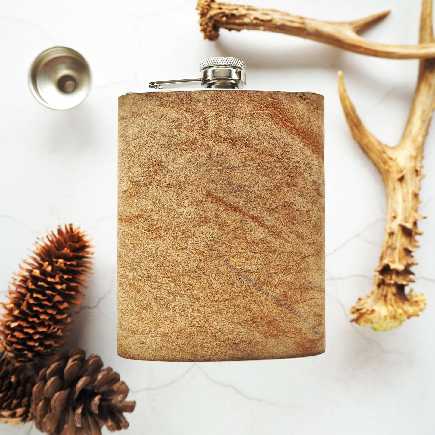 The Kudu Leather Flask hordlimited