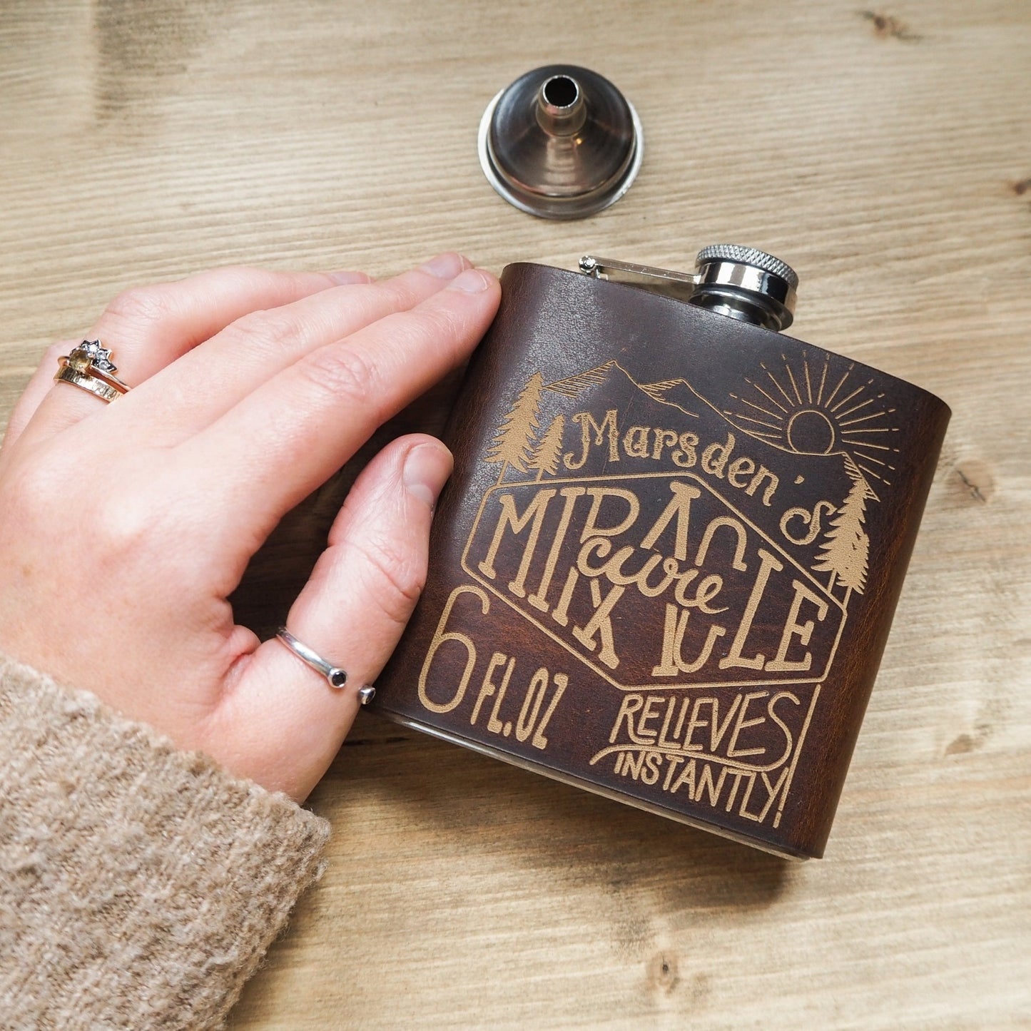 The Miracle Cure Luxury Flask by Hord