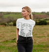 The Forager's T-Shirt, White; An Adventurer T Shirt from Hord. 