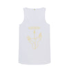 Northern Womens Vest, an organic vest in white from Hord.