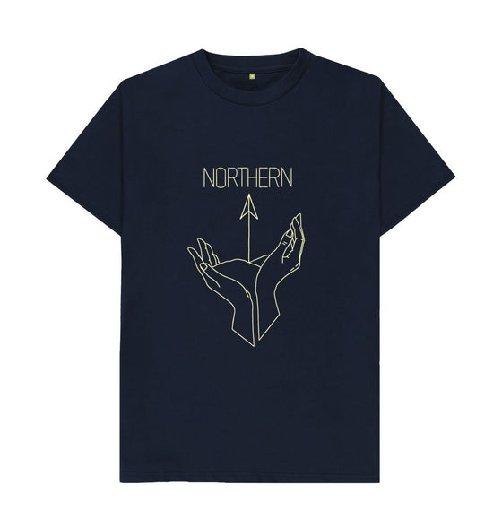 Northern, Basic Organic T-Shirt in navy blue