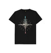 Black Kids Compass T-Shirt, an organic kids clothes selection from Hord.