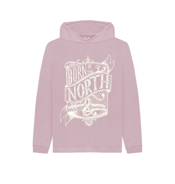 Mauve Kids Born of the North Hoodie, a children's hoodie from Hord.