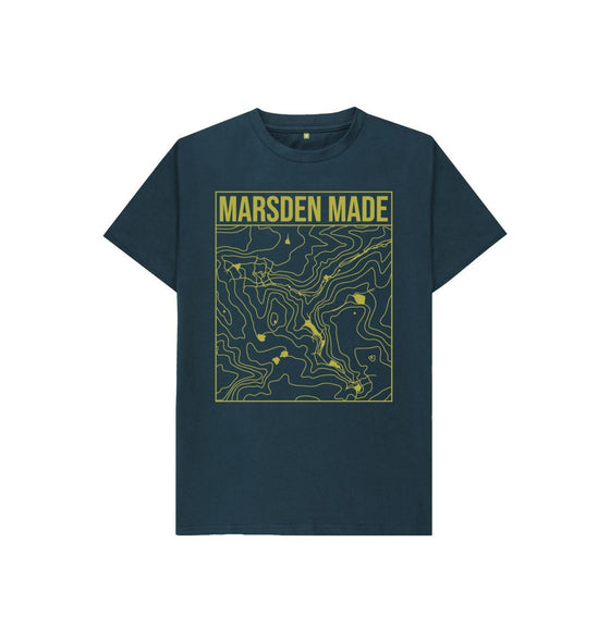 Denim Blue Kids Marsden Made T-Shirt, a kids tee from Hord.