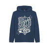 Navy Blue Kids Born of the North Hoodie, a children's hoodie from Hord.